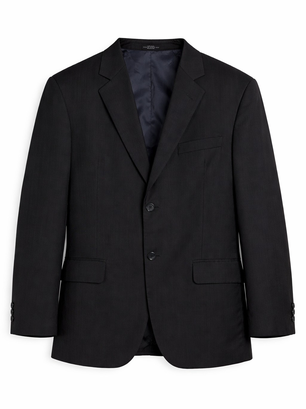 Uomo Franco Mens Charcoal Gray 100% Wool 3 Button Blazer Suit Jacket
